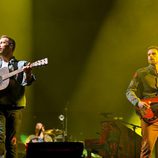 La banda Coldplay en el Festival de Glastonbury