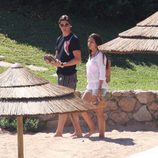 Fernando Torres y Olalla Domínguez en Porto Cervo