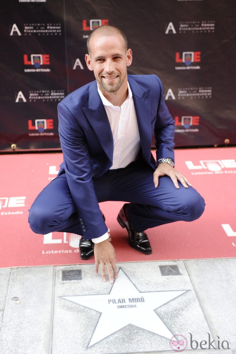 Gonzalo Miró en el Paseo de la Fama de Madrid