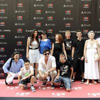 La familia Bardem en el Paseo de la Fama de Madrid