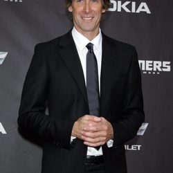 Michael Bay en la premiere en Nueva York de Transformers 3