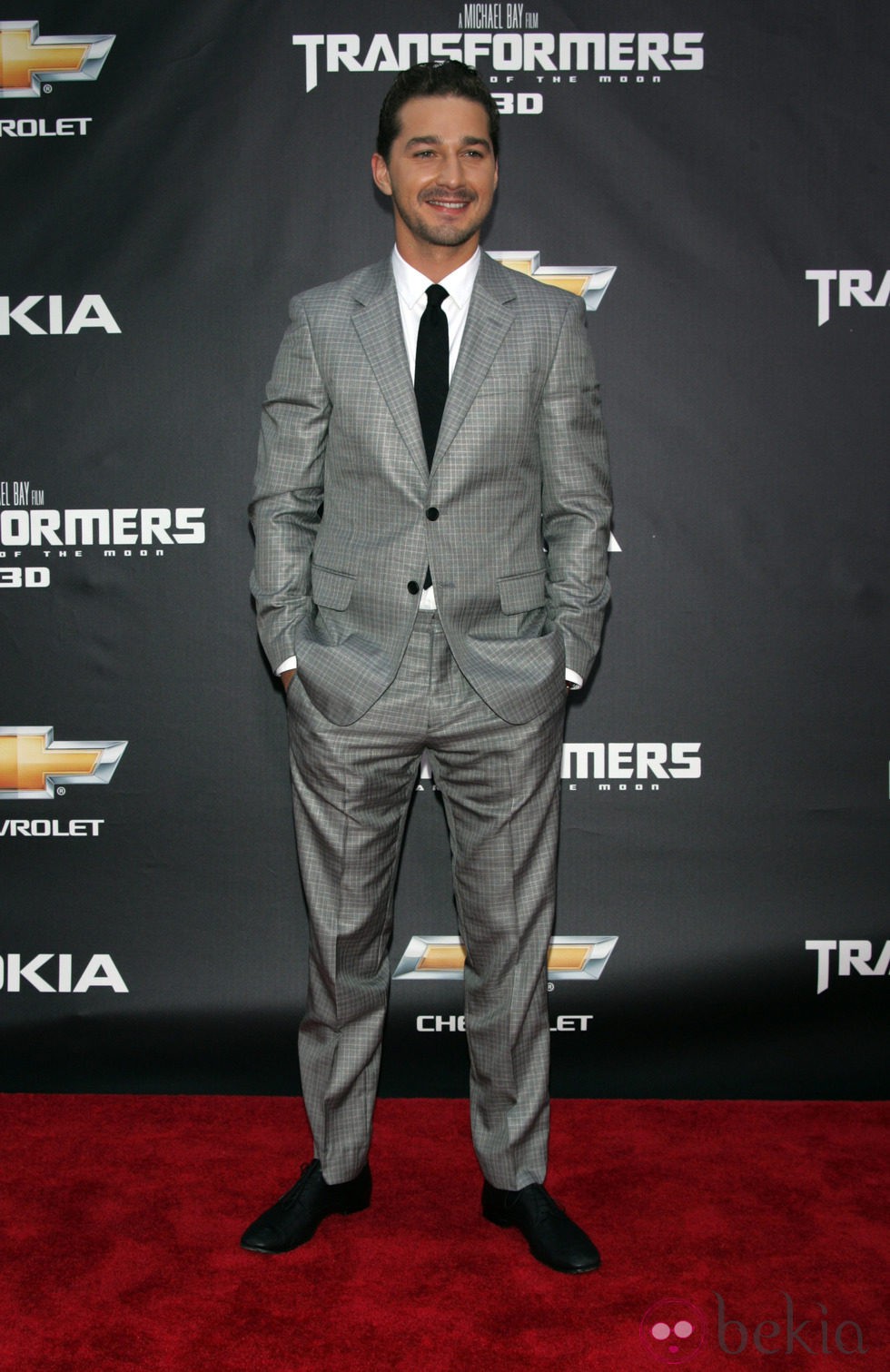 Shia LaBeouf en la premiere en Nueva York de Transformers 3