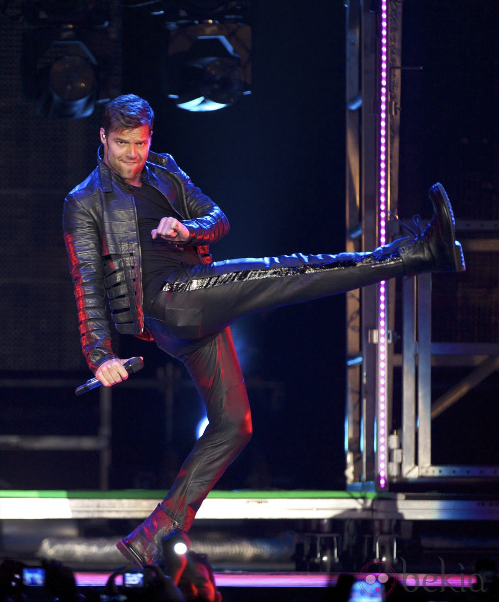 Ricky Martin durante su concierto en Madrid