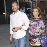 Darek y Susana Uribarri en el concierto de Ricky Martin en Madrid