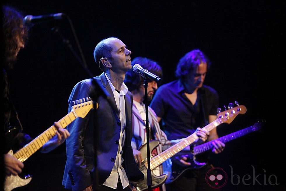 Alejo Stivel durante el concierto que ofreció en Madrid