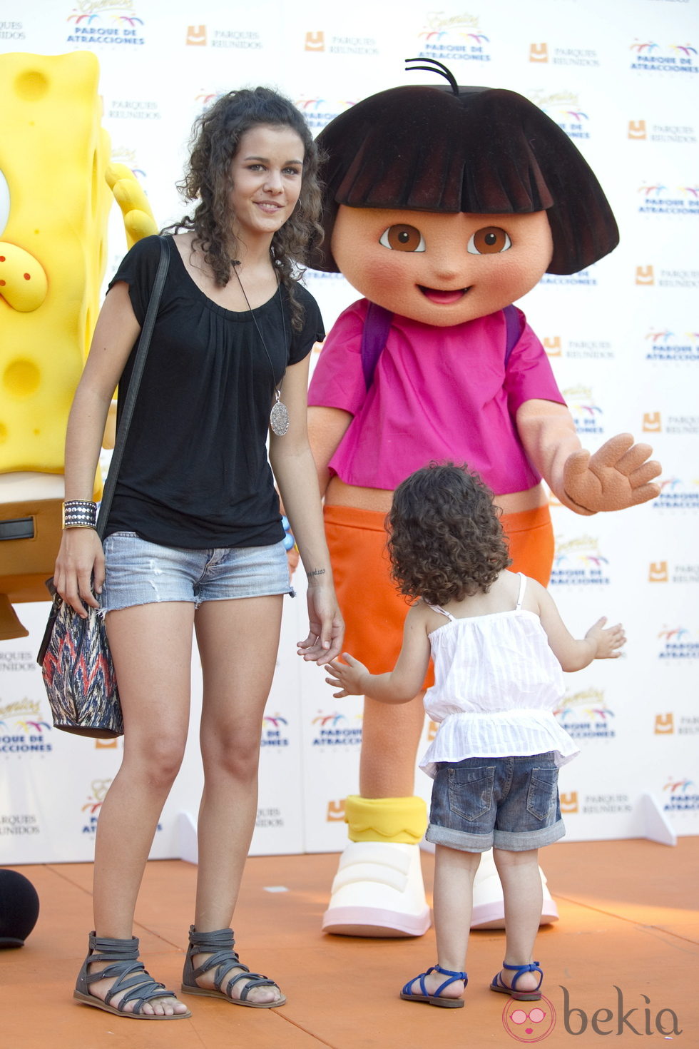 Sandra Blázquez en el Parque de Atracciones