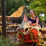 Mar Regueras disfruta del Parque de Atracciones