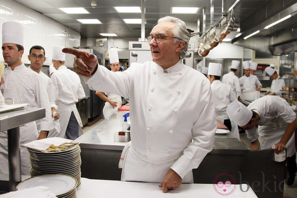 Alain Ducasse, chef que servirá el menú de la boda de Alberto de Mónaco