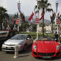 La Plaza del Casino de Monte-Carlo adornada para la boda de Alberto de Mónaco