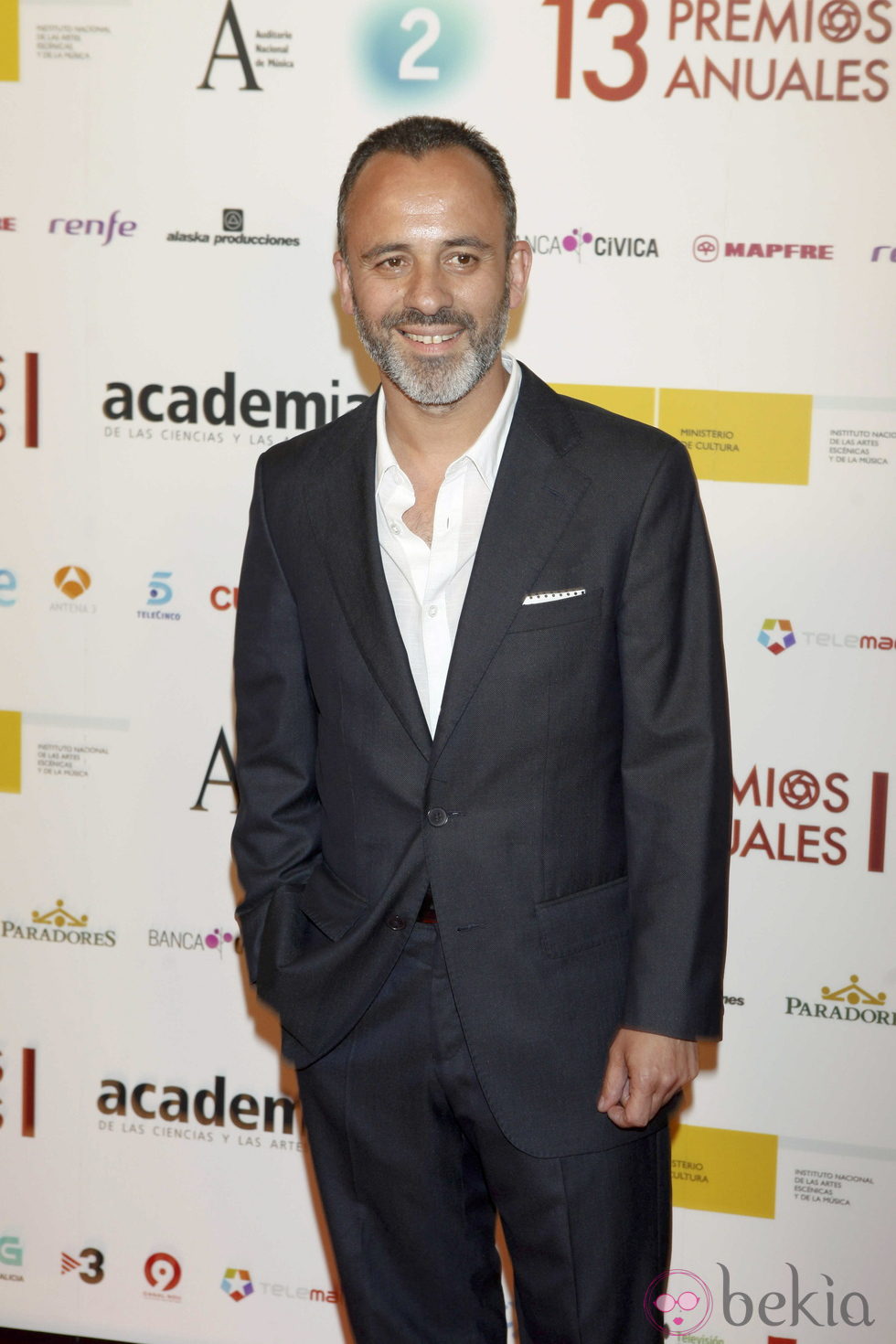 Javier Gutiérrez en los Premios de la Academia de Televisión