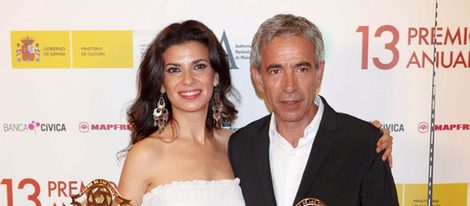 Pilar Punzano e Imanol Arias en los Premios de la ATV