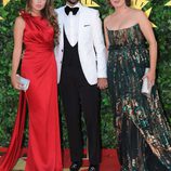 Javier Conde, Estrella Morente y su hermana en la Fiesta del 25 Aniversario de 'Elle'