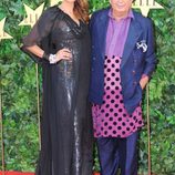 Lucía Hoyos y Francis Montesinos en la Fiesta del 25 Aniversario de 'Elle'