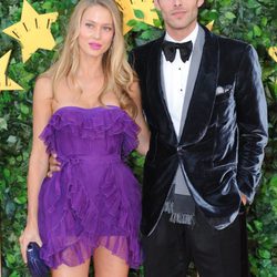 Vanessa Lorenzo y Jon Kortajarena en la Fiesta del 25 Aniversario de 'Elle'