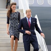 Guillermo y Catalina de Cambridge desembarcan en Canadá