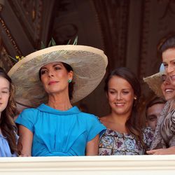 Alexandra de Hannover, Carolina y Estefanía de Mónaco y Pauline Ducruet