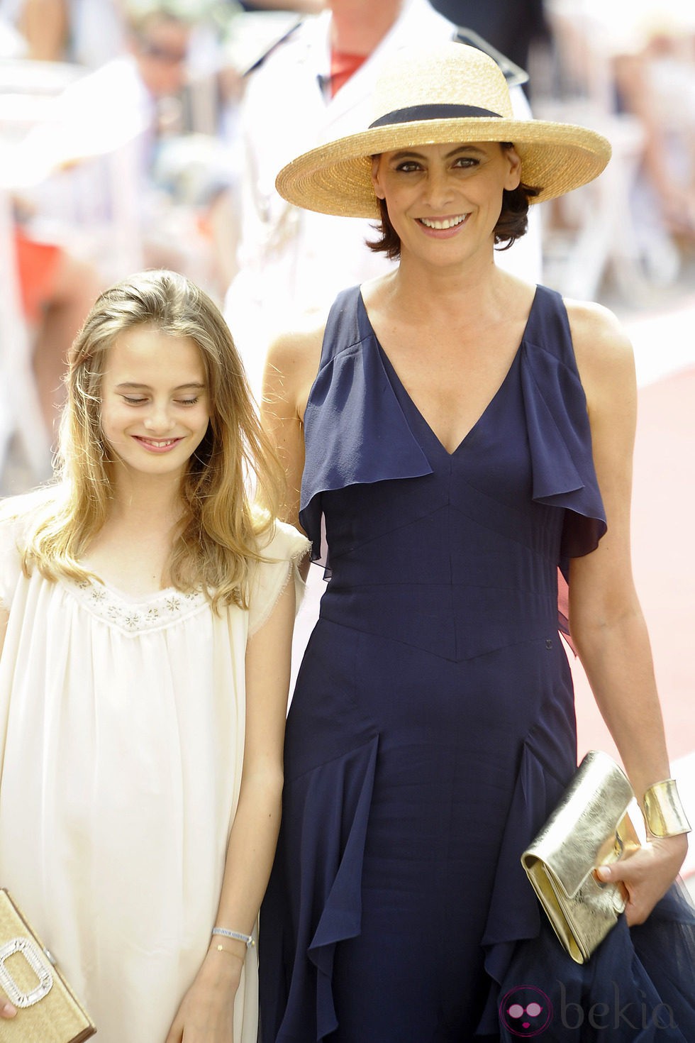 Ines de la Fressange en la boda religiosa de Alberto y Charlene