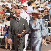 Los Duques de Kent en la boda de Alberto y Charlene