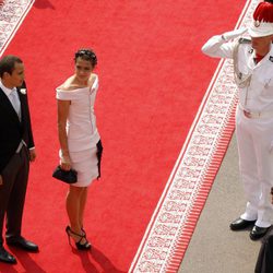 Alex Dellal y Carlota Casiraghi en la boda de Alberto y Charlene de Mónaco