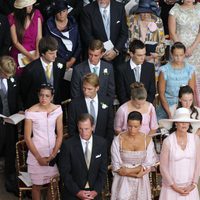 Los Grimaldi en la boda religiosa de Alberto y Charlene de Mónaco