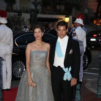 Luis Alfonso de Borbón y Margarita Vargas en la cena de gala en Mónaco