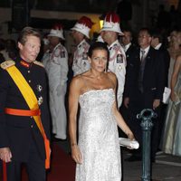 La Princesa Estefanía de Mónaco acude a la cena de gala tras la boda real de Alberto