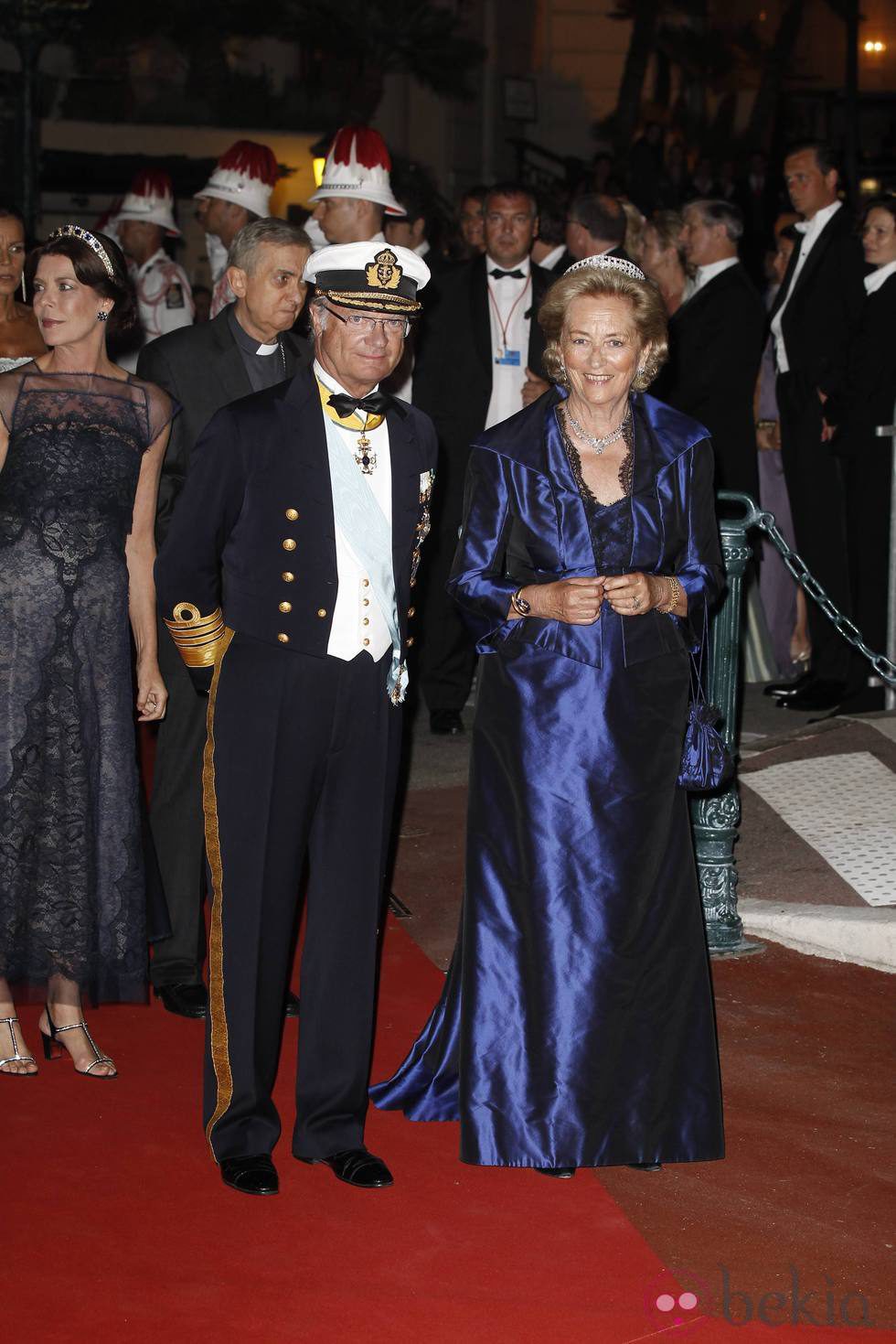 El Rey Carlos Gustavo de Suecia y la Reina Paola de Bélgica