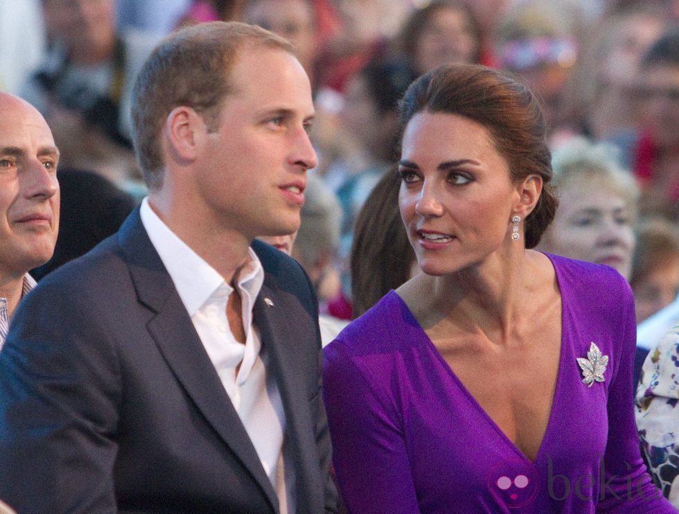 Los Duques de Cambridge en la fiesta del Día de Canadá