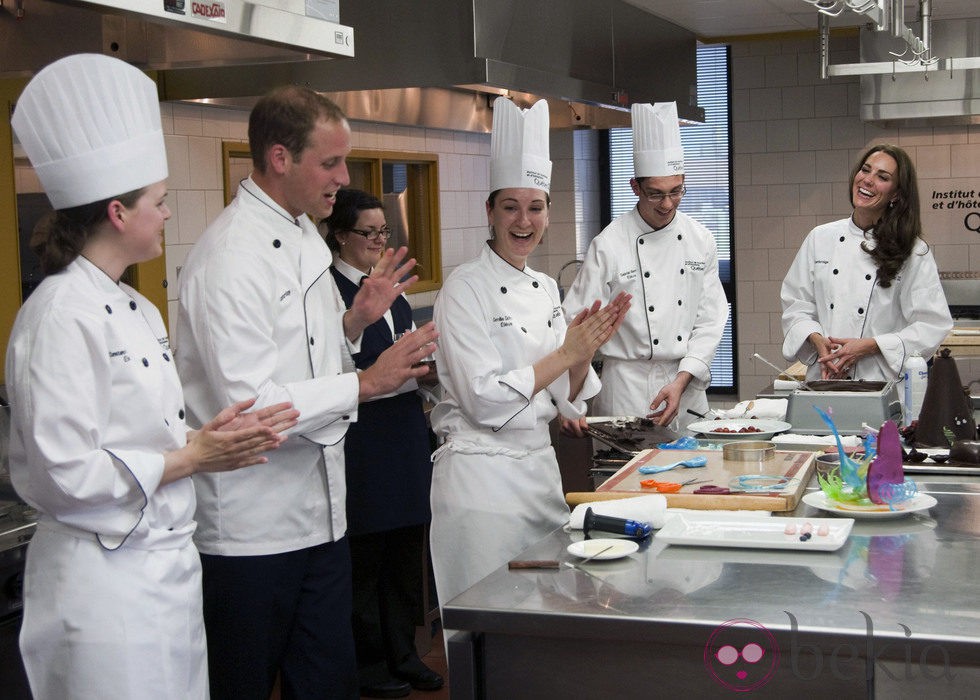 Los Duques de Cambridge, maestros reposteros en Québec