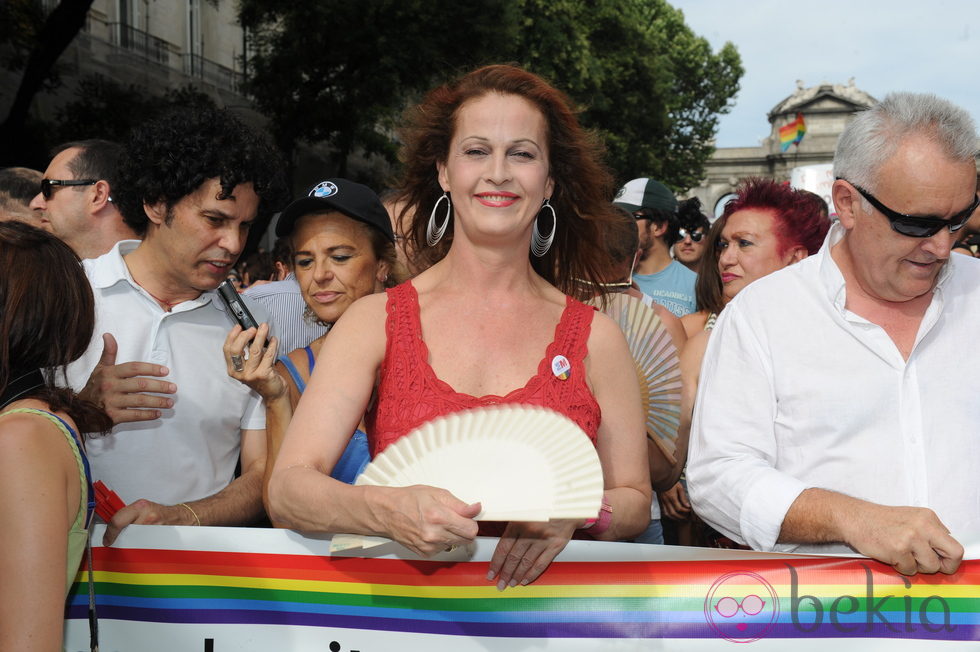 Carla Antonelli en el Orgullo Gay de Madrid