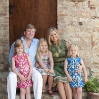 Guillermo y Máxima de Holanda junto a sus tres hijas de vacaciones en Italia