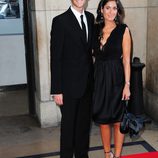 Luis Ortiz von Bismarck y Elisabet Dutu en la presentación de Armani