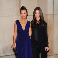 Roberta Armani y Katie Holmes en la presentación de Armani