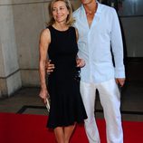 Claire Chazal y Arnaud Lemair en la presentación de Armani