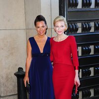 Roberta Armani y Cate Blanchett en la presentación de Armani