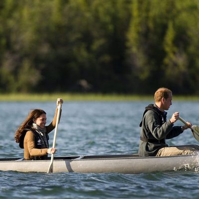 Los Duques de Cambridge en los Territorios del Noroeste de Canadá