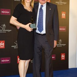 Carlos y Amparo Larrañaga en los Premios Estrella de Oro