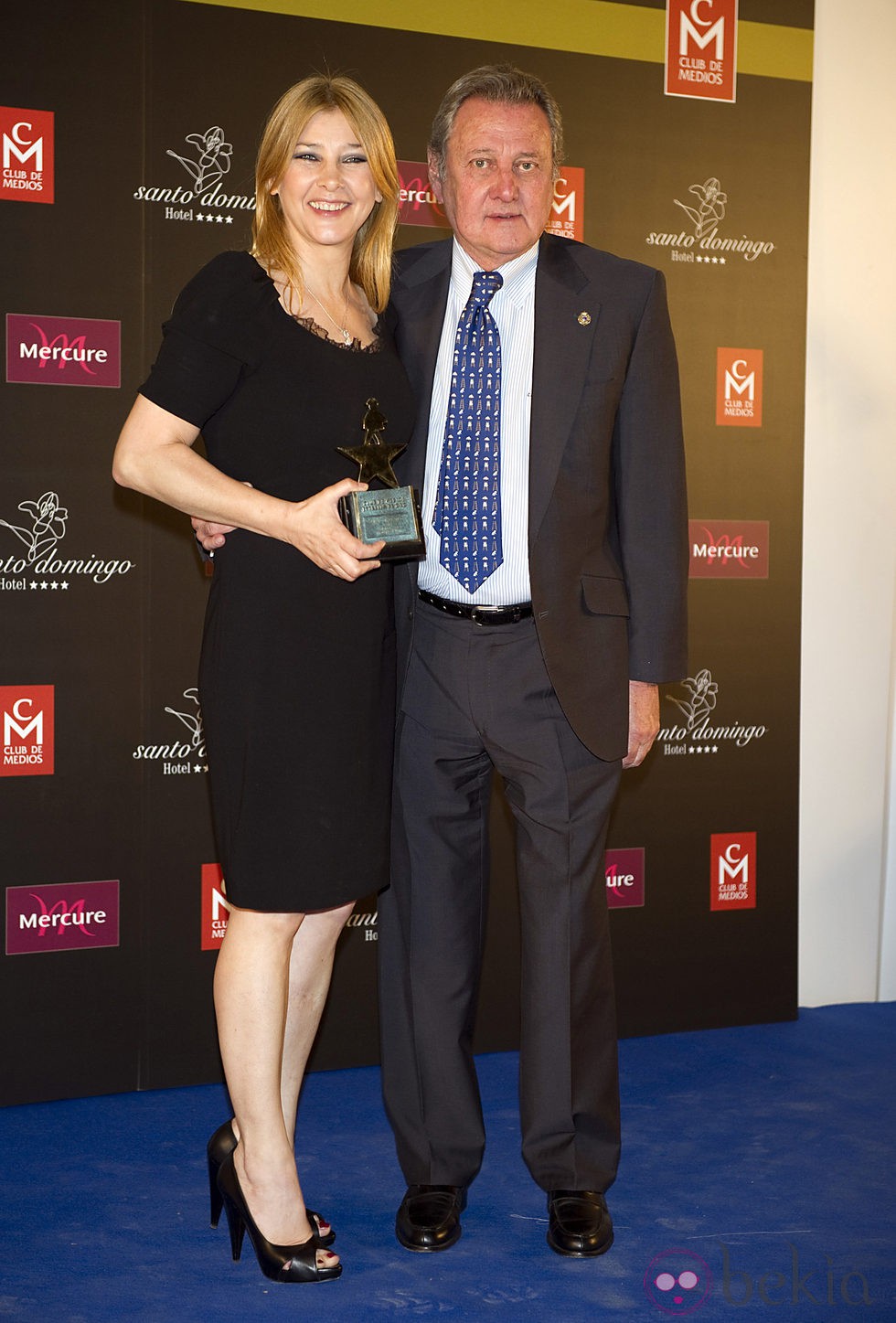 Carlos y Amparo Larrañaga en los Premios Estrella de Oro