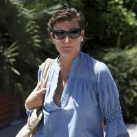 María Zurita sale de la Ruber tras visitar a la Infanta Margarita