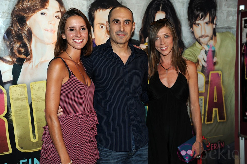 Marina San José, Carlos Heredia y Eva Isanta en el estreno de 'Burundanga'