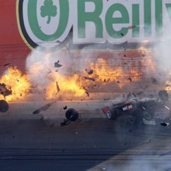 Trágico accidente de Dan Wheldon en el circuito de las Vegas