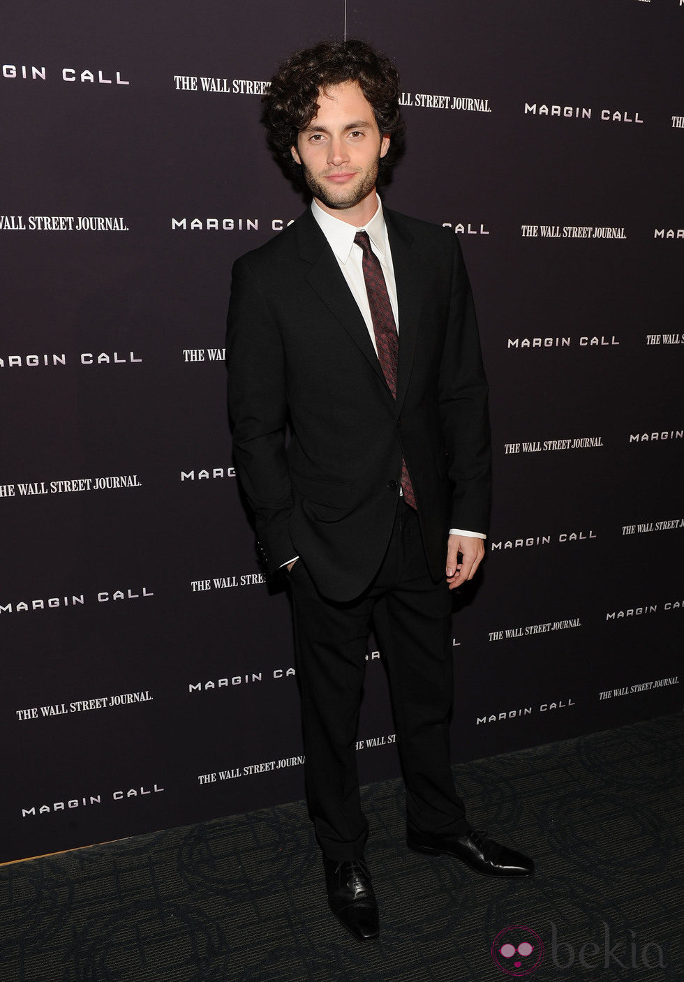 Penn Badgley en la premiere de 'Margin Call' en Nueva York