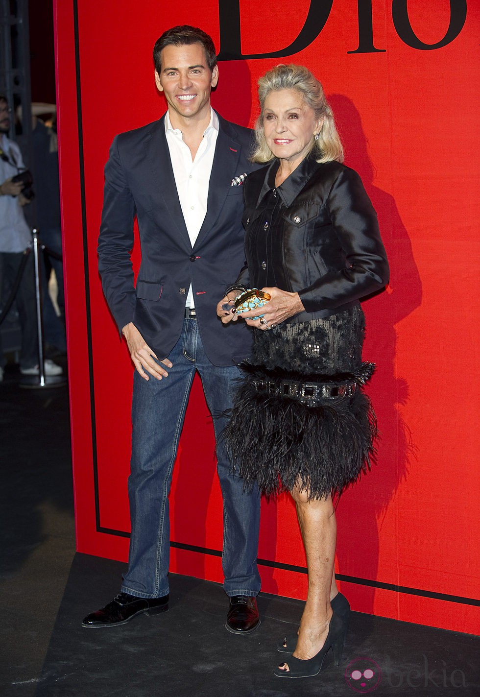 David Meca y Beatriz de Orleans en la fiesta Dior