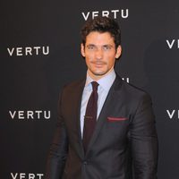 El modelo Davd Gandy en la fiesta Vertu en Milán