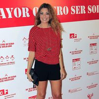 Lucía Hoyos en el estreno de 'De mayor quiero ser soldado'