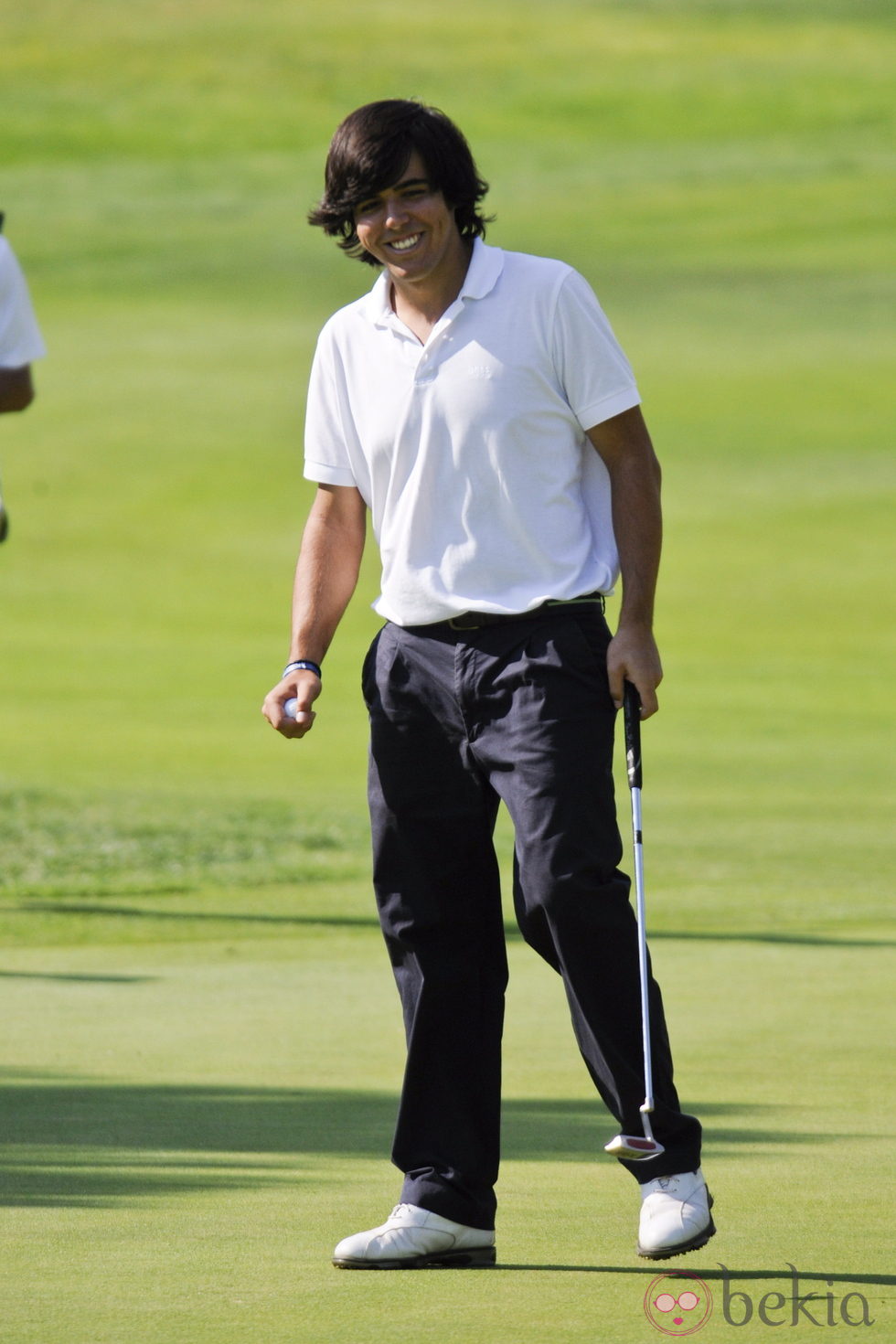 Javier Ballesteros, hijo de Severiano Ballesteros, en el Castelló Masters de Golf