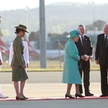 La reina de Inglaterra en su visita a Australia