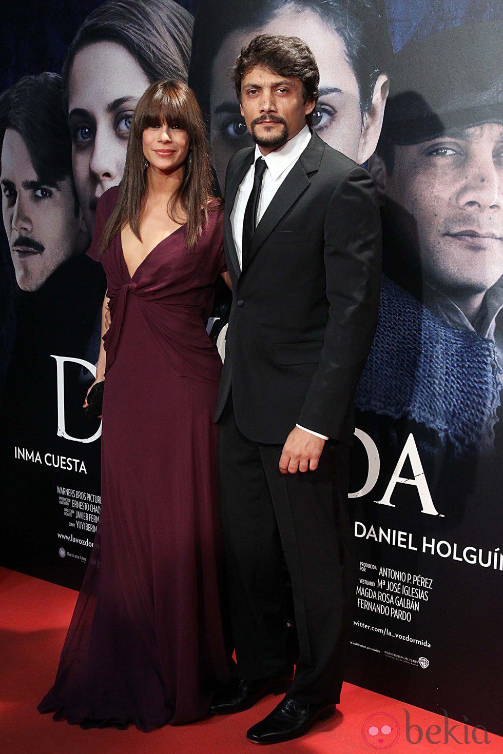 Daniel Holguín en el estreno de 'La voz dormida' en Madrid