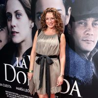 Cristina Marcos en el estreno de 'La voz dormida' en Madrid