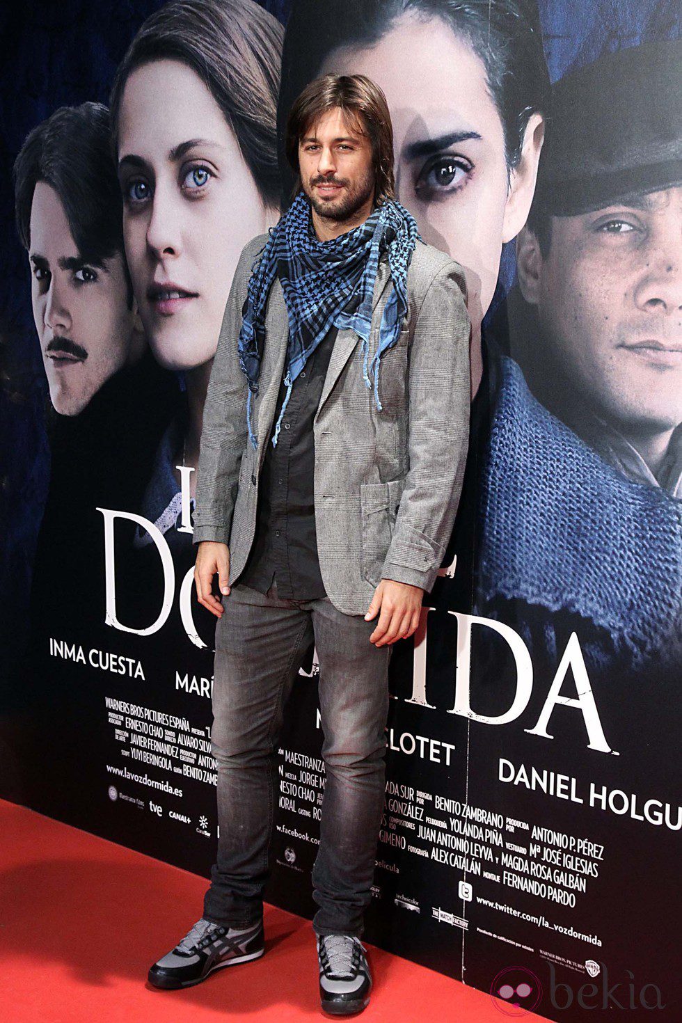 Hugo Silva en el estreno de 'La voz dormida' en Madrid